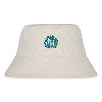 Grünes Stadtbild UrbanMix - Stanley/Stella recycelter Bucket Hat - Naturweiß - Vorne