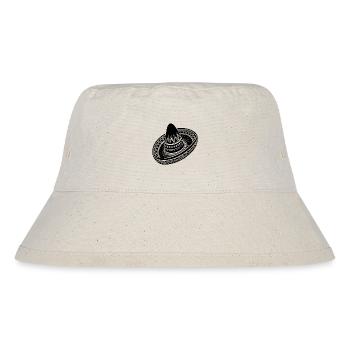 Mexikanischer Sombrero - Stanley/Stella recycelter Bucket Hat - Naturweiß - Vorne