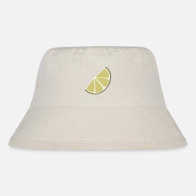 Lime Slice Citron Vert Minimaliste - Bob recyclé Stanley/Stella - blanc naturel