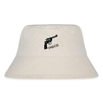 Revolver Gun Gun Piece - Peace - Stanley/Stella Recycled Bucket Hat - natural - Front