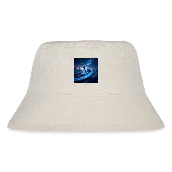 Keys: Pfad zum Mond - Stanley/Stella recycelter Bucket Hat - Naturweiß - Vorne