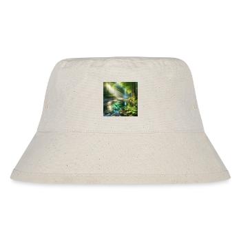 Sunshine in a forest stream - Stanley/Stella Recycled Bucket Hat - natural - Front
