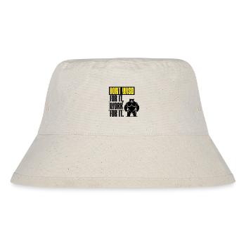 Don't Wish For It – Work For It Motivation - Stanley/Stella Recycled Bucket Hat - natural - Front