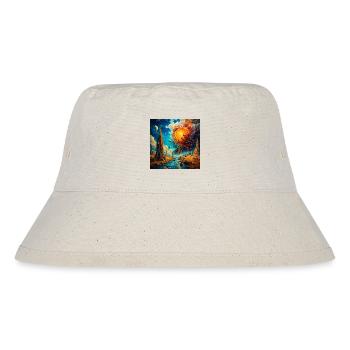 Astral City and Solar Wringing - Stanley/Stella Recycled Bucket Hat - natural - Front