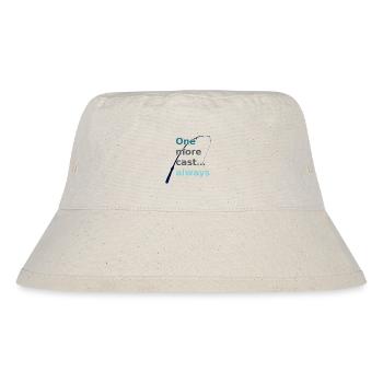 One More Cast Angler Shirt Bold - Stanley/Stella recycelter Bucket Hat - Naturweiß - Vorne