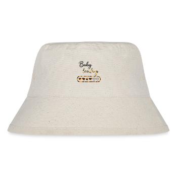 Leopard Loading baby - Stanley/Stella recycelter Bucket Hat - Naturweiß - Vorne