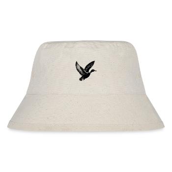 Flying Mallard Duck - Stanley/Stella Recycled Bucket Hat - natural - Front