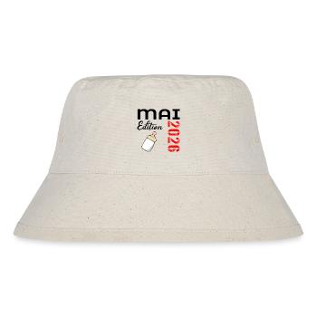 Birth Baby May 2026 - Stanley/Stella Recycled Bucket Hat - natural - Front