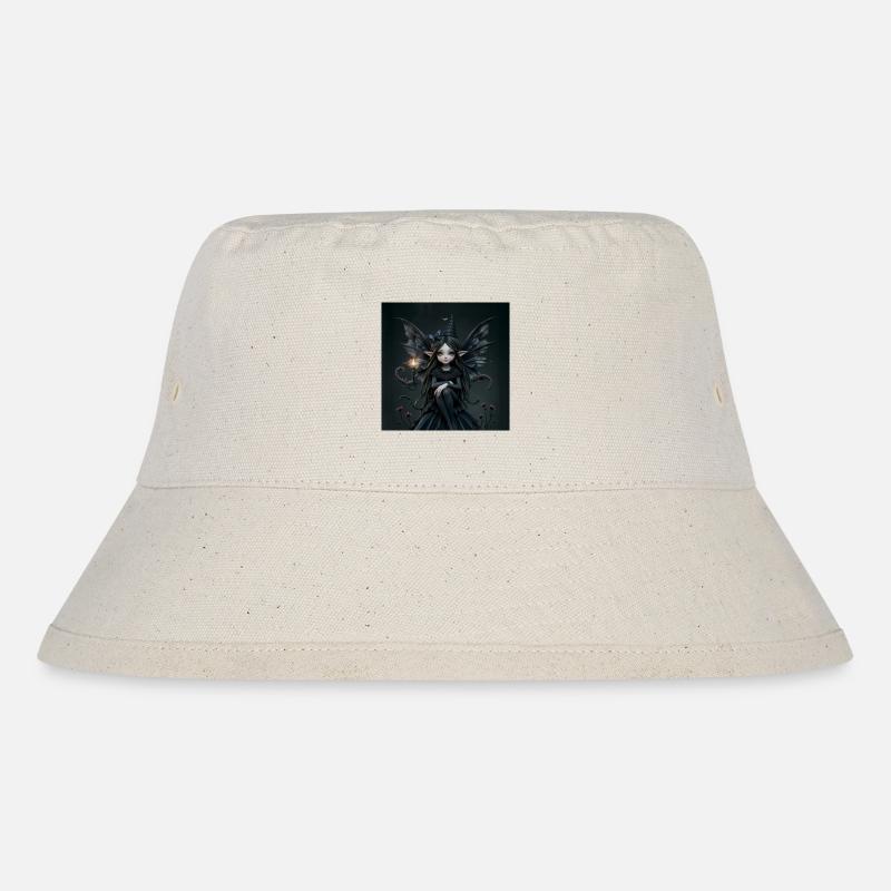 Fée Noire Ailée - Bob recyclé Stanley/Stella - blanc naturel