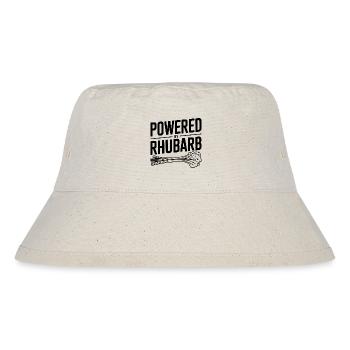 Powered By Rhubarb - Stanley/Stella Recycled Bucket Hat - natural - Front