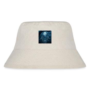 Traumfänger-Nacht-Talisman – Dunkle Fantasie - Stanley/Stella recycelter Bucket Hat - Naturweiß - Vorne