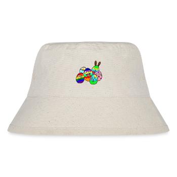 colorful Easter design - Stanley/Stella Recycled Bucket Hat - natural - Front