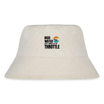 Airboat Fanboat Airboating Planeboat Sumpfboot - Stanley/Stella recycelter Bucket Hat - Naturweiß - Vorne