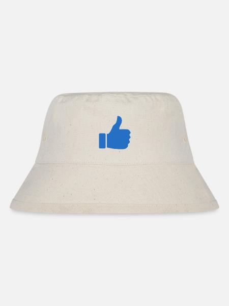 Daumen hoch - Stanley/Stella recycelter Bucket Hat - Naturweiß