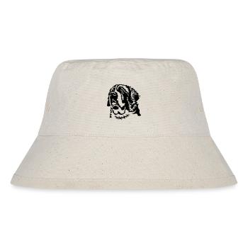 Saint Bernard head - Stanley/Stella Recycled Bucket Hat - natural - Front