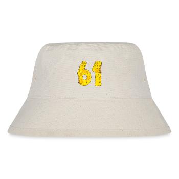 61 Jahre alt - 61. Geburtstag Geschenk - 1961 - Stanley/Stella recycelter Bucket Hat - Naturweiß - Vorne