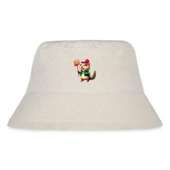 Zieselchen 1 - Stanley/Stella recycelter Bucket Hat - Naturweiß - Vorne