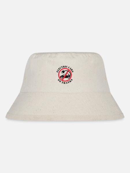 Electric Cars No Thanks - Stanley/Stella Recycled Bucket Hat - natural