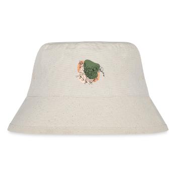 Blumenstrauß - Orchidee, Frühling, Pfingstrose - Stanley/Stella recycelter Bucket Hat - Naturweiß - Vorne
