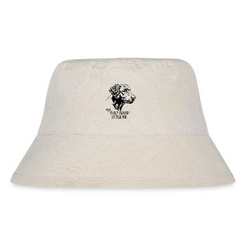 Loved by a Curly Coated Retriever Hunde Wilsigns - Stanley/Stella recycelter Bucket Hat - Naturweiß - Vorne