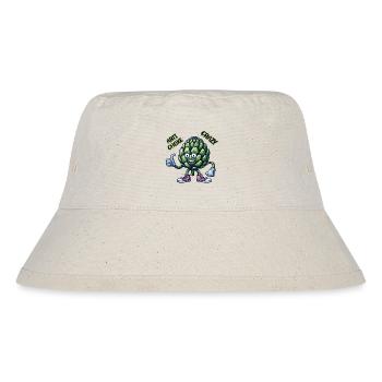 Crazy Veggies: Artichoke Gang Thumbs Up - Stanley/Stella recycelter Bucket Hat - Naturweiß - Vorne
