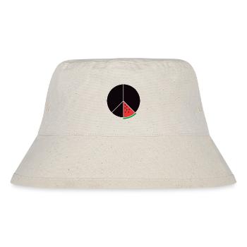 Gaza Peace - Stanley/Stella recycelter Bucket Hat - Naturweiß - Vorne