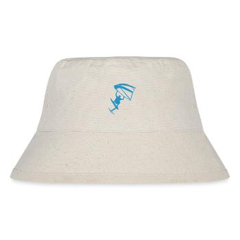 Wingfoiling Sticker - Stanley/Stella recycelter Bucket Hat - Naturweiß - Vorne