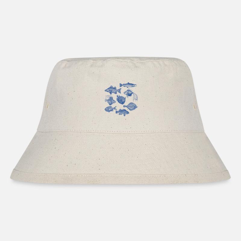 Fishes for compliments - Stanley/Stella Recycled Bucket Hat - natural