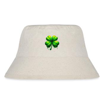 Four-leaf clover - Stanley/Stella Recycled Bucket Hat - natural - Front