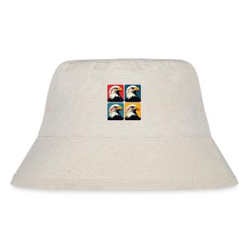 Bald eagle - Stanley/Stella Recycled Bucket Hat - natural - Front