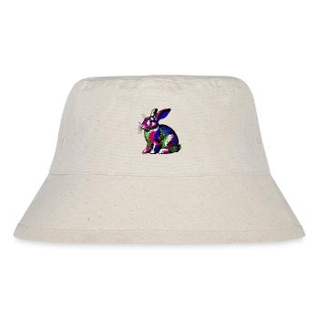 Kaninchen - Stanley/Stella recycelter Bucket Hat - Naturweiß - Vorne