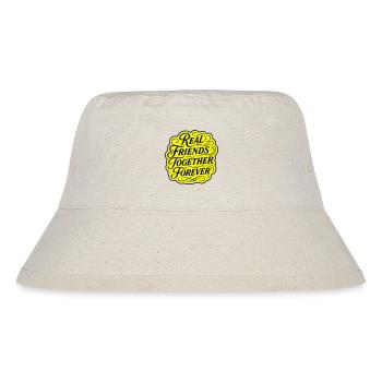 Echte Freunde Für Immer - Stanley/Stella recycelter Bucket Hat - Naturweiß - Vorne