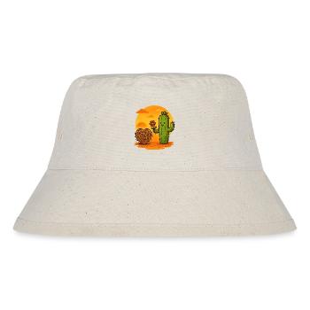 Liebe an den trockensten Orten - Stanley/Stella recycelter Bucket Hat - Naturweiß - Vorne