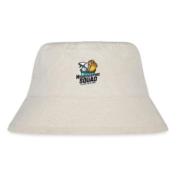 Lustiges Putzen Design - Stanley/Stella recycelter Bucket Hat - Naturweiß - Vorne