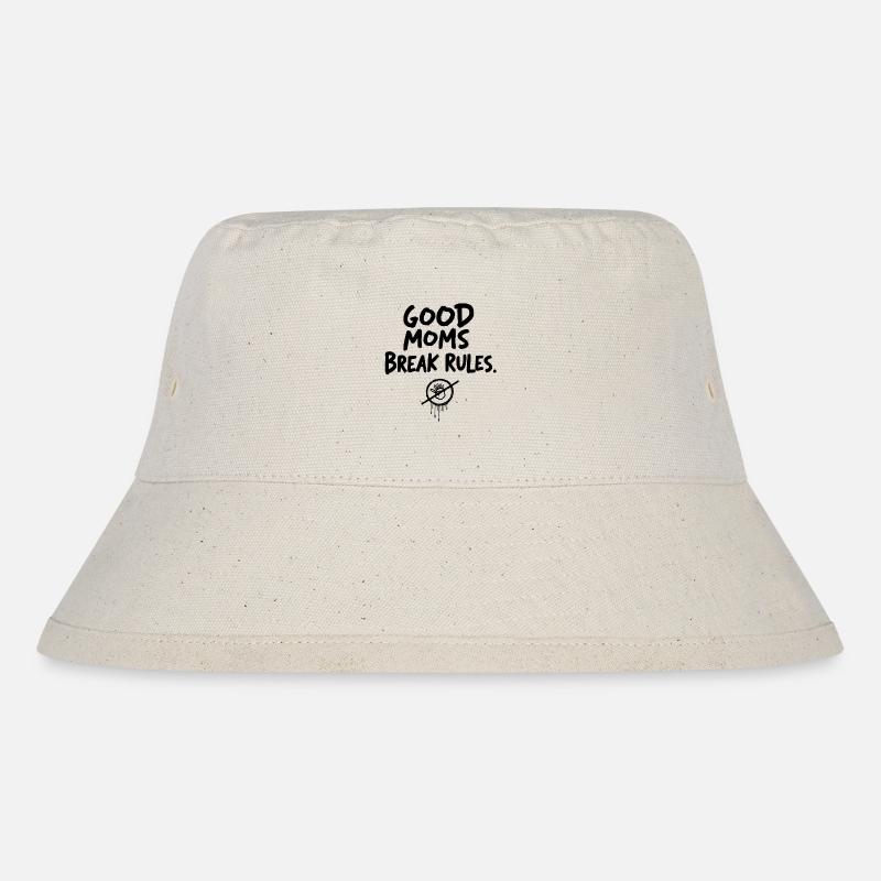Good Moms break rules - Stanley/Stella recycelter Bucket Hat - Naturweiß