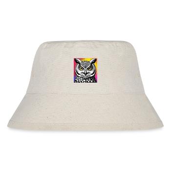 owl - Stanley/Stella Recycled Bucket Hat - natural - Front