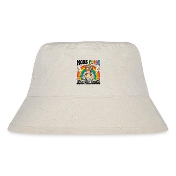 LGBTQ Pride Month - More Pride Less Prejudice - Stanley/Stella Recycled Bucket Hat - natural - Front