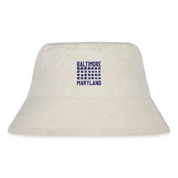 Baltimore Maryland Football City Patriot - Stanley/Stella Recycled Bucket Hat - natural - Front