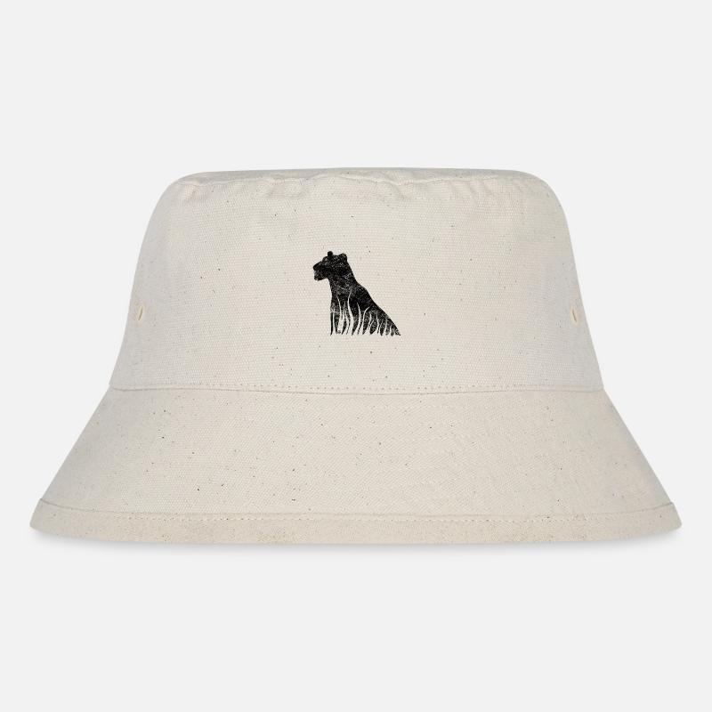 Löwin - Stanley/Stella recycelter Bucket Hat - Naturweiß