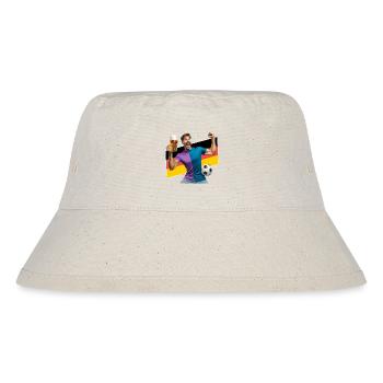 Deutsche Fußball Fans - Stanley/Stella recycelter Bucket Hat - Naturweiß - Vorne