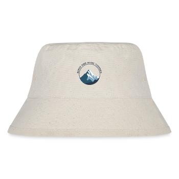 Berge sind meine Therapie - Stanley/Stella recycelter Bucket Hat - Naturweiß - Vorne
