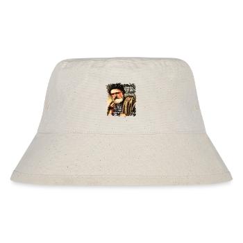 Unterschätze niemals einen alten Mann aus Rostock - Stanley/Stella recycelter Bucket Hat - Naturweiß - Vorne