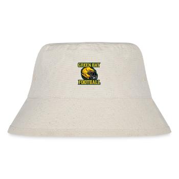 Green Bay Football Vintage Logo - Stanley/Stella recycelter Bucket Hat - Naturweiß - Vorne