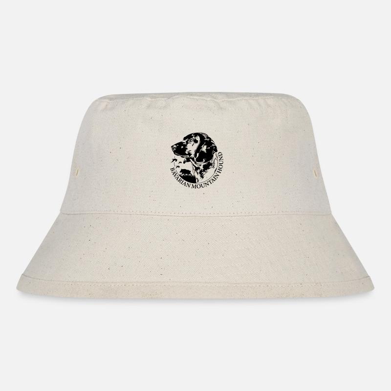 BAVARIAN MOUNTAIN HOUND Jagdhunde Hunde Wilsigns - Stanley/Stella recycelter Bucket Hat - Naturweiß
