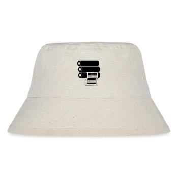 Logo drucken - Stanley/Stella recycelter Bucket Hat - Naturweiß - Vorne