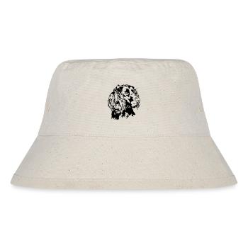 Deutscher Wachtelhund Portrait Jagdhunde Wilsigns - Stanley/Stella recycelter Bucket Hat - Naturweiß - Vorne