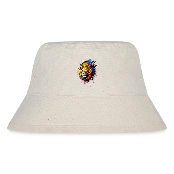 Lion's head with mane, colored - Stanley/Stella Recycled Bucket Hat - natural - Front
