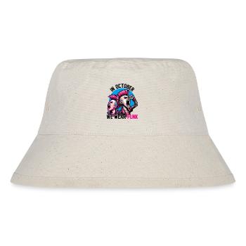 IM OKTOBER TRAGEN WIR PUNK - Stanley/Stella recycelter Bucket Hat - Naturweiß - Vorne