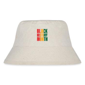 Black History Month - Stanley/Stella recycelter Bucket Hat - Naturweiß - Vorne