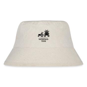 Vatertagstour Trecker Bierfass (Vatertag / Black) - Stanley/Stella recycelter Bucket Hat - Naturweiß - Vorne